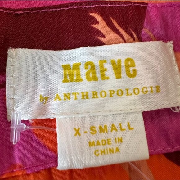 Maeve by Anthropologie Tiered Long-Sleeve Mini Dress Horse Print Size XS NWT - Picture 13 of 16